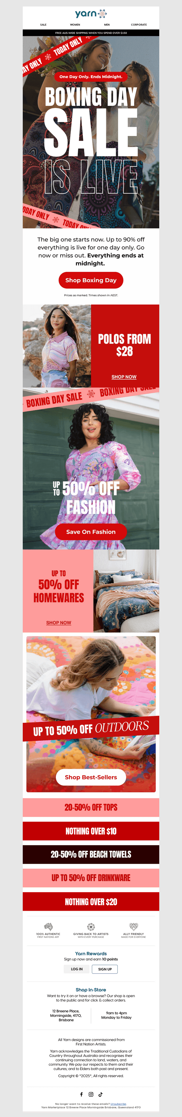 IT’S ON 🥊 UP TO 90% OFF EVERYTHING