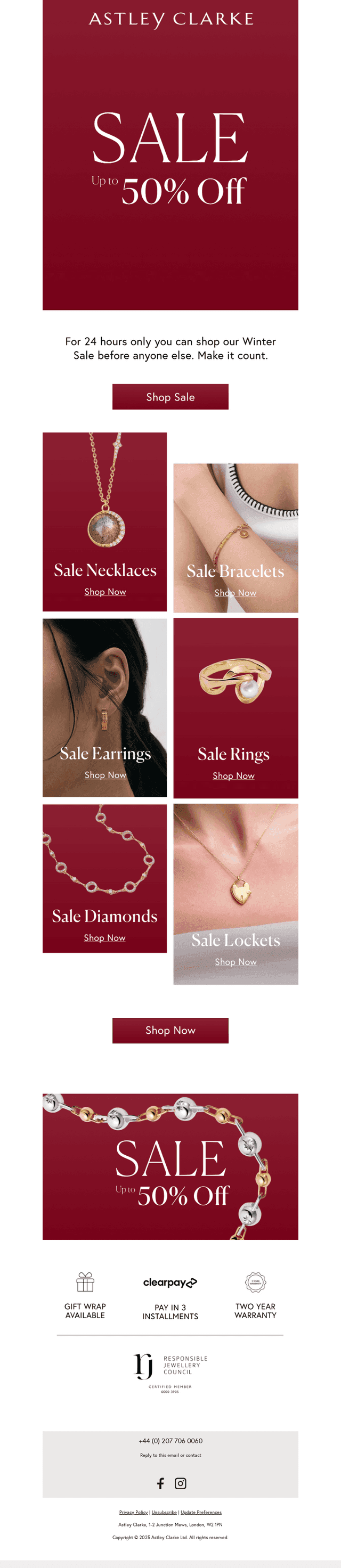 Up to 50% Off is Here!