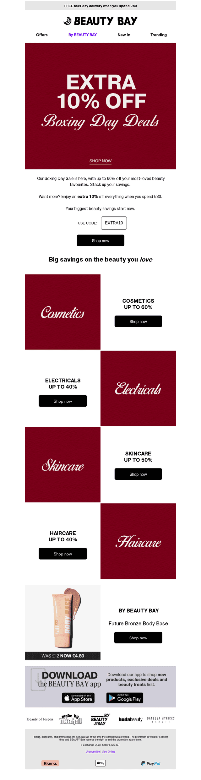 Extra 10% just for you
