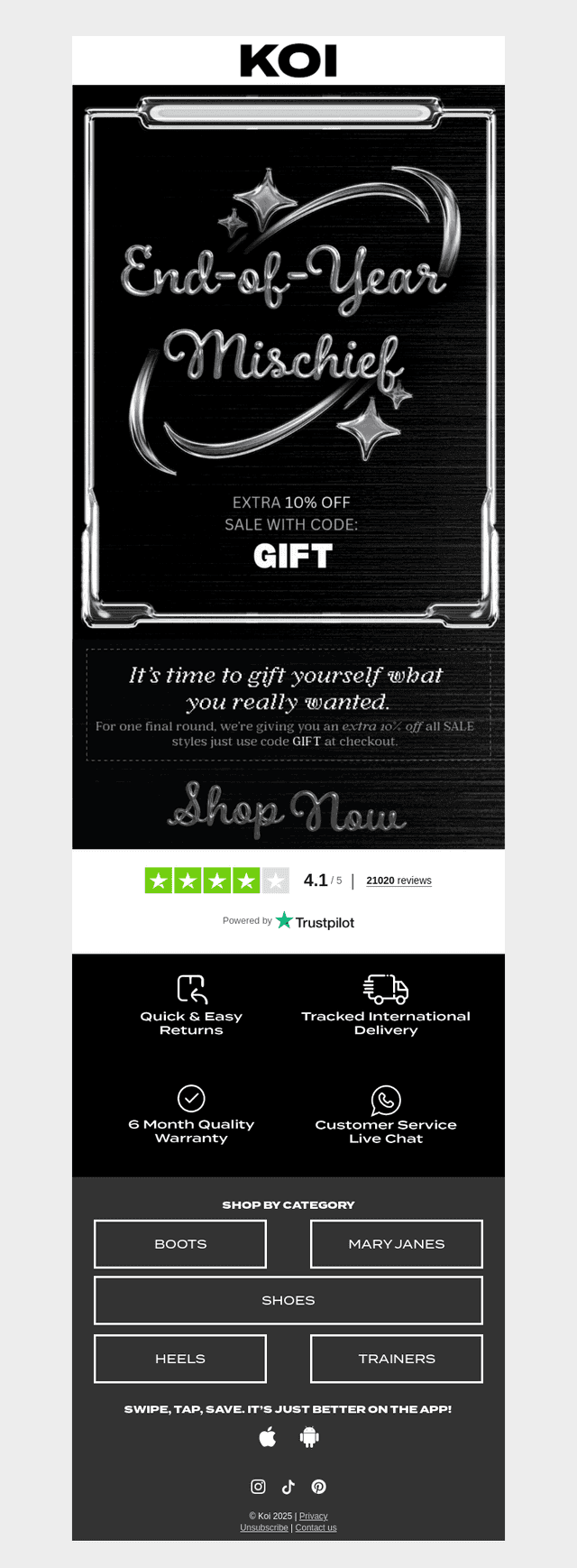 GIFT yourself something actually good 🎁