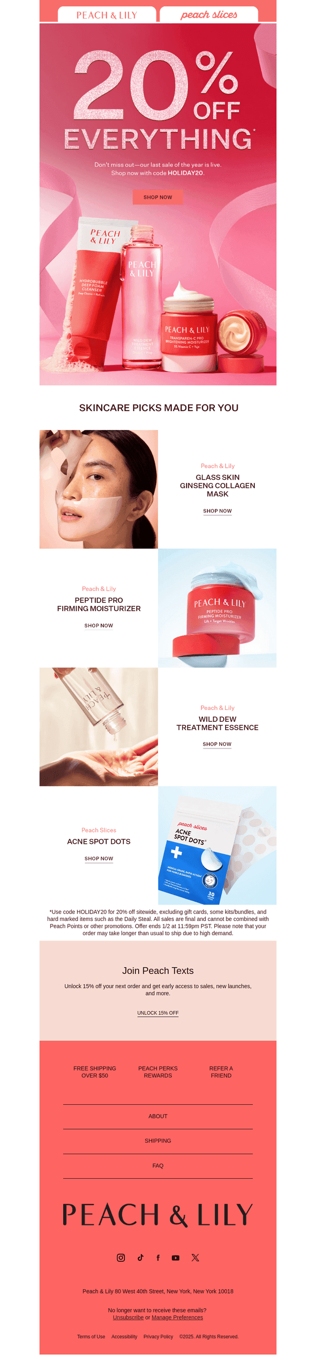 NOW LIVE: 20% OFF SITEWIDE*