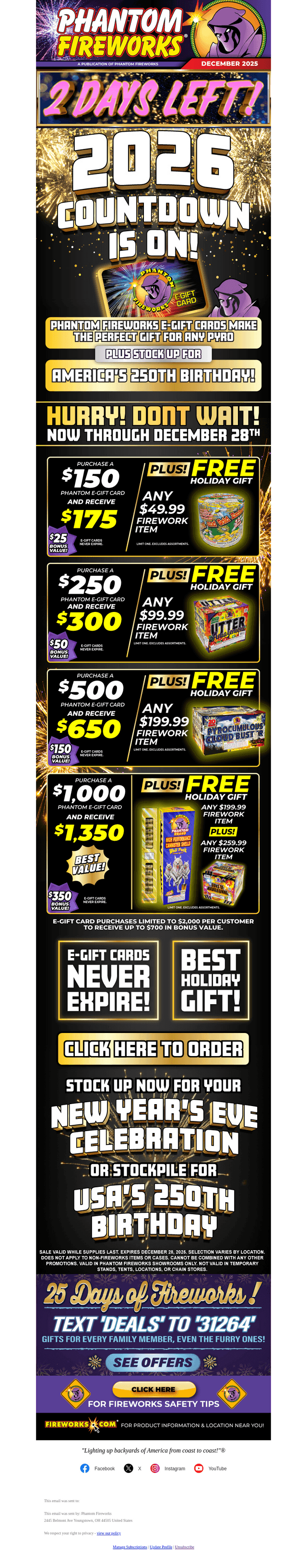 2 DAYS LEFT! Extra Cash Value & Bonus Gift!