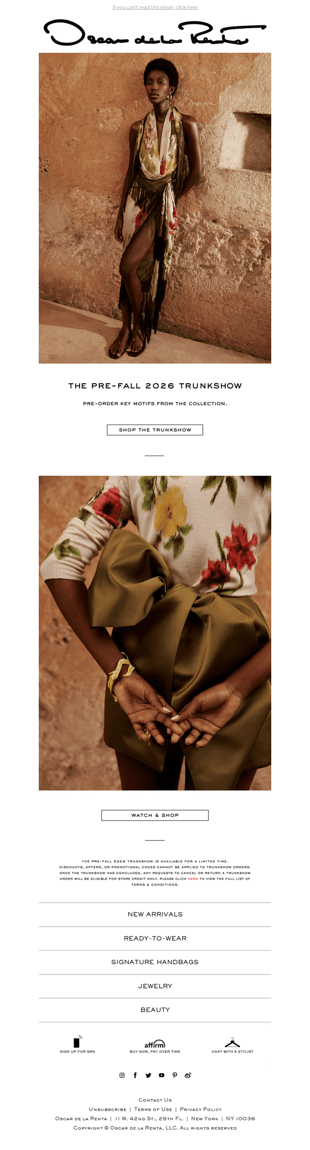 Shop the Trunkshow: Pre-Fall 2026