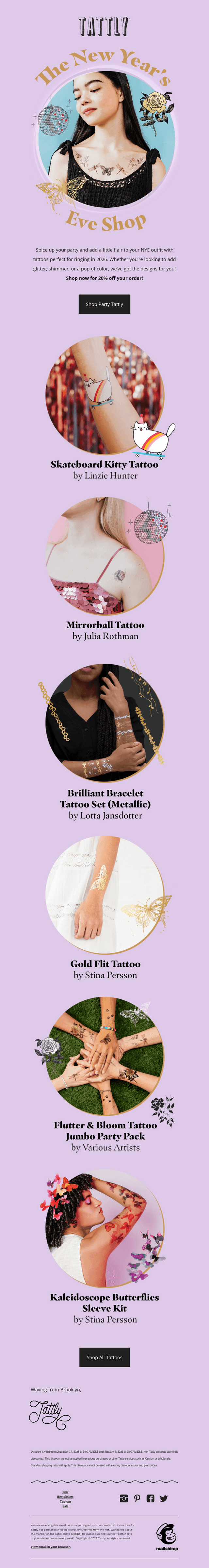 Tattly email from Fri, Dec 26, 2025