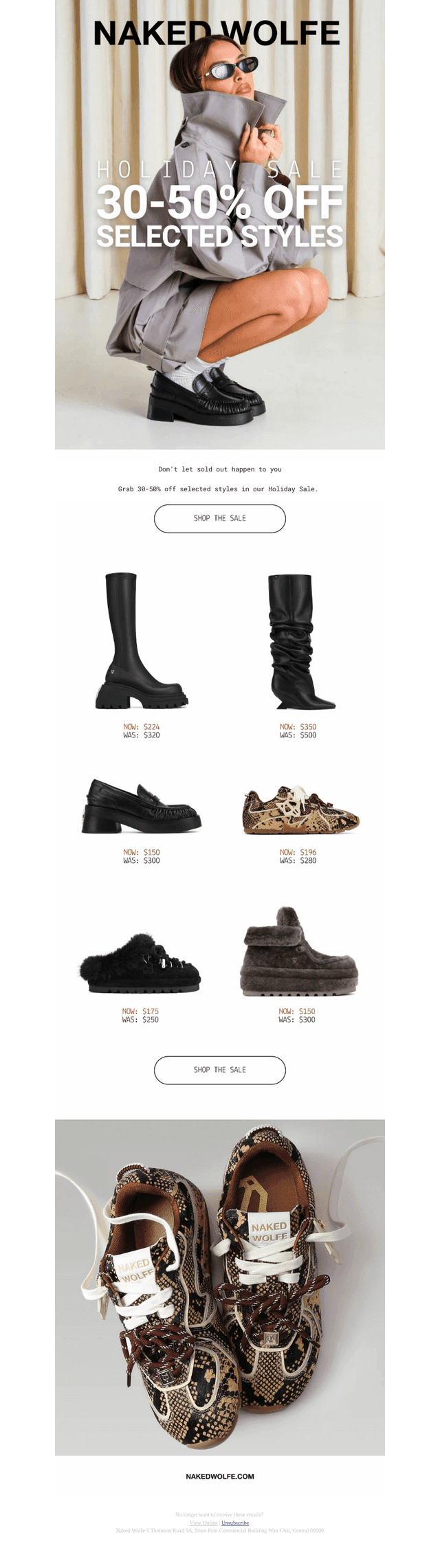 SALE'S SELLING FAST