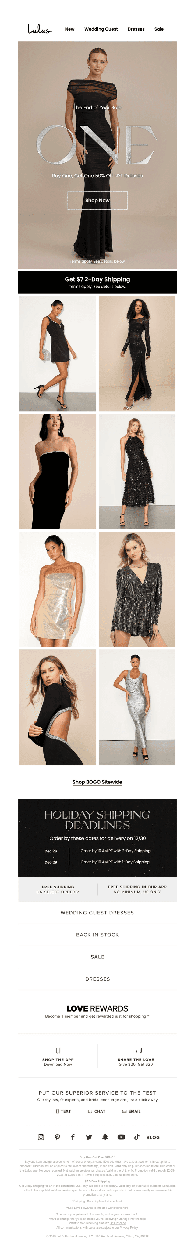 GET IT BY NYE + BOGO 50% OFF 😱