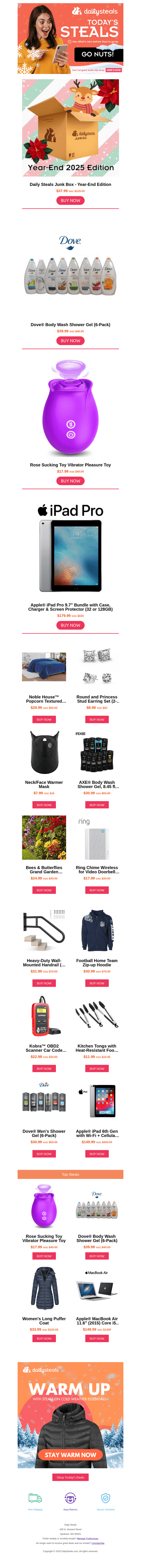 The Junk Box Is Here—Boxing Day Steals Inside