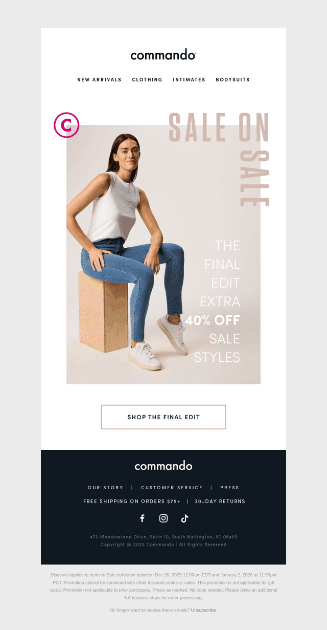 The Final Edit — Extra 40% Off Sale Styles
