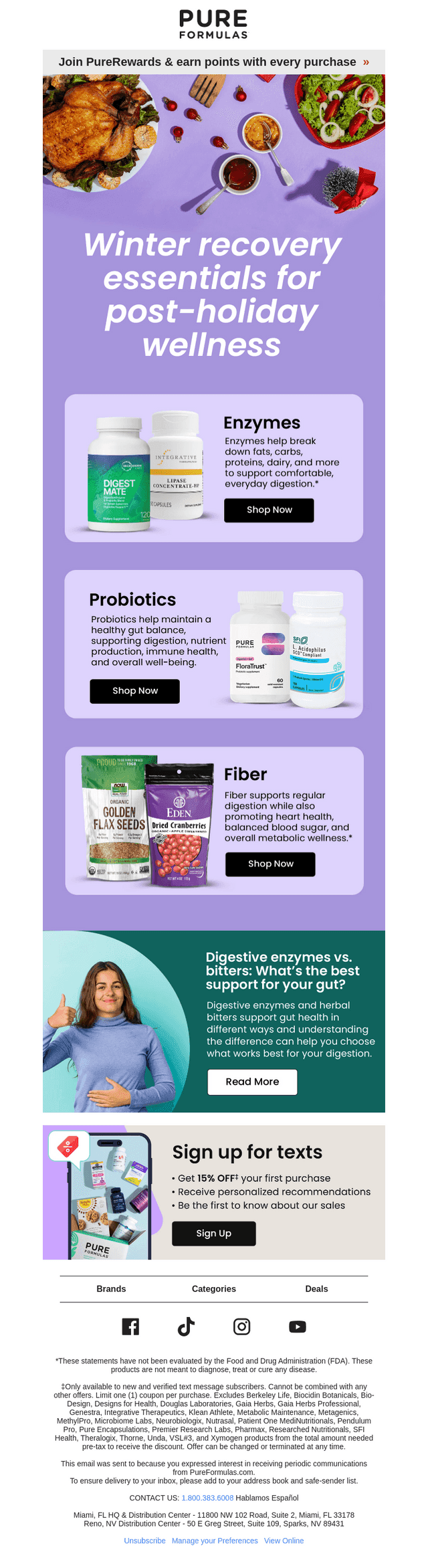 PureFormulas email from Fri, Dec 26, 2025
