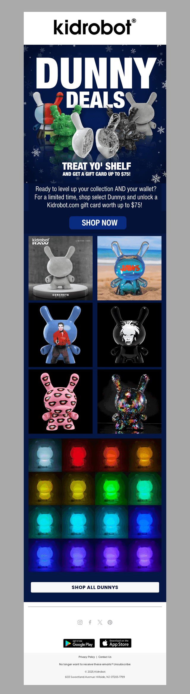 Kidrobot email from Fri, Dec 26, 2025