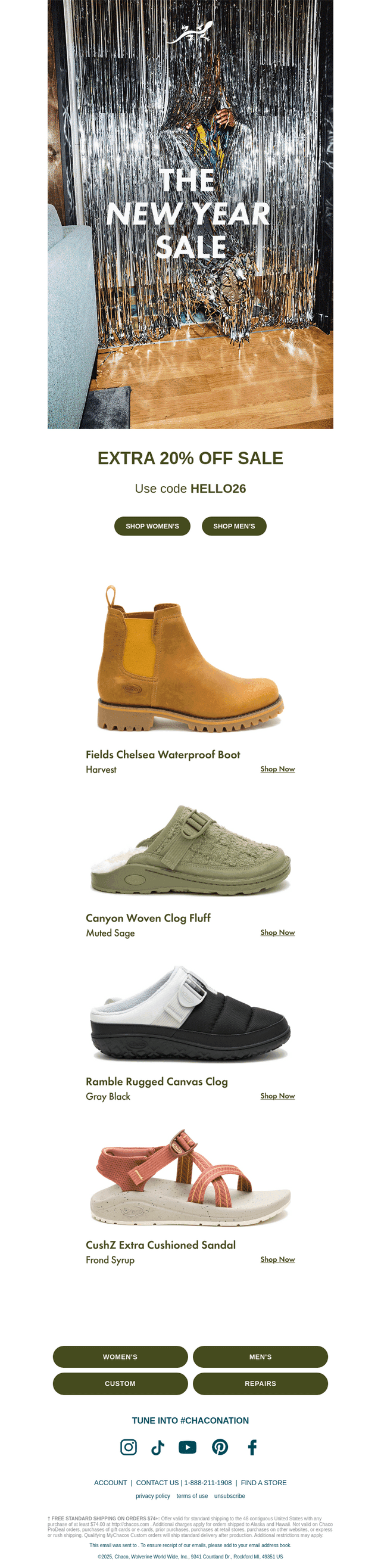 Chaco email from Fri, Dec 26, 2025