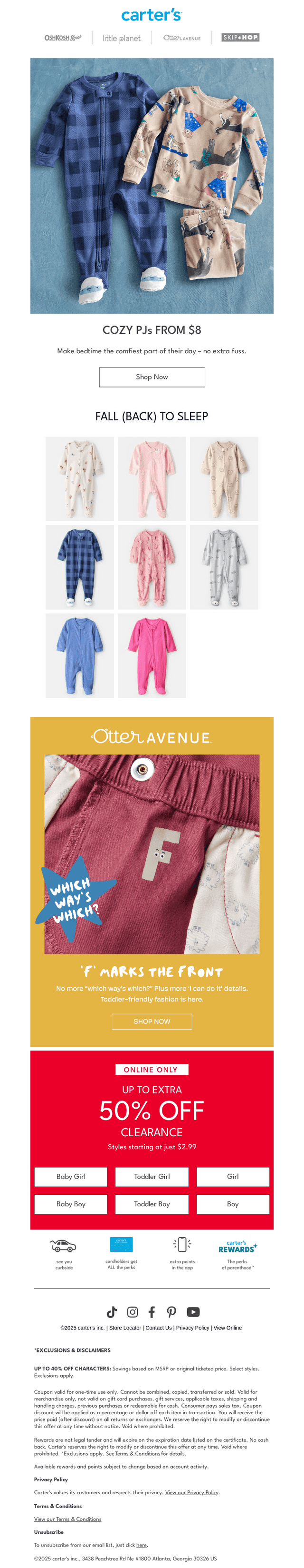 Psst... find their fave PJs from $8!