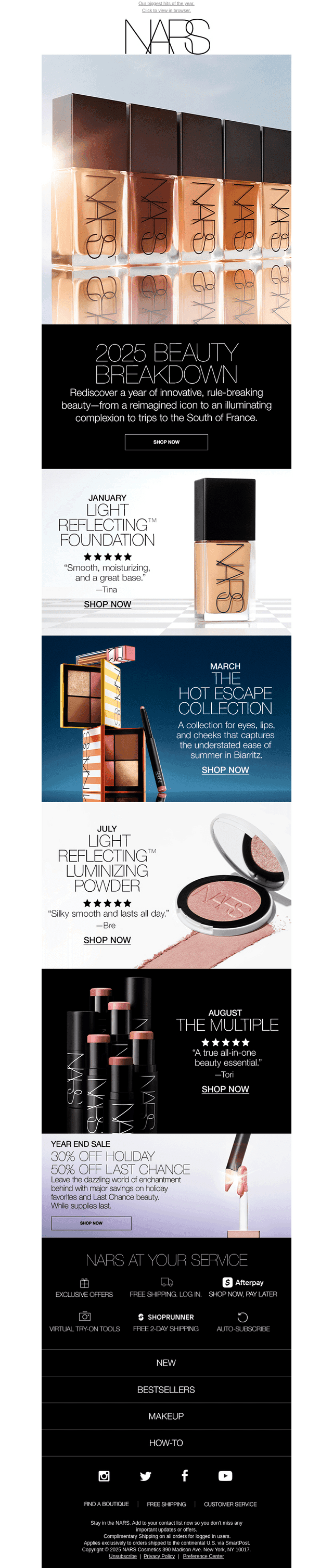 NARS 2025 rewind.