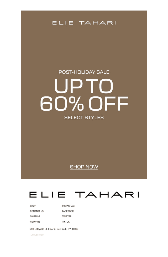 UP TO 60% OFF