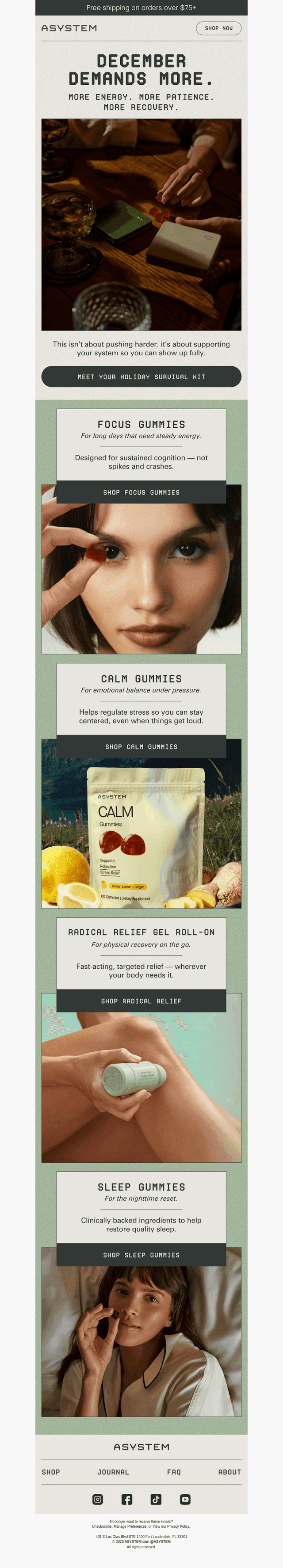Your holiday survival kit is here ✨