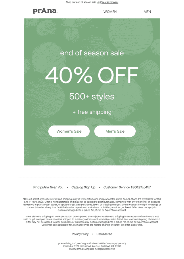 40% Off Our Latest Collections