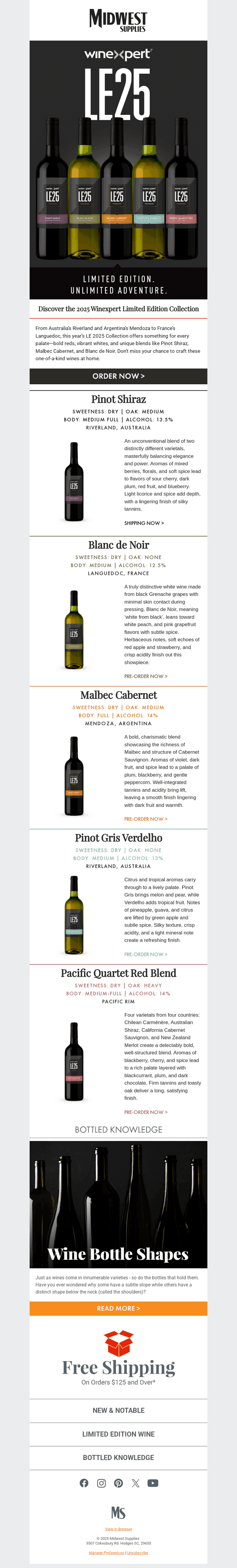 Midwest Supplies email from Sun, Dec 28, 2025