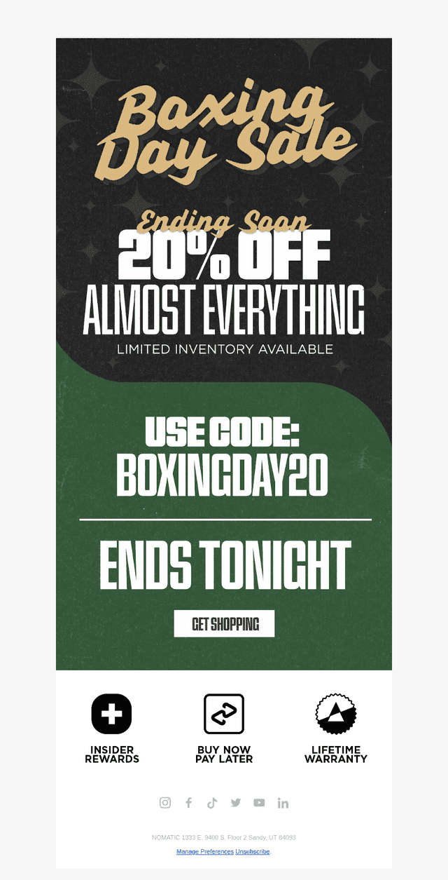6 Hours Left to Save 20% Off