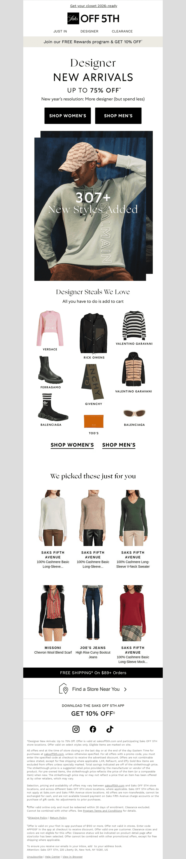 307+ designer arrivals up to 75% OFF