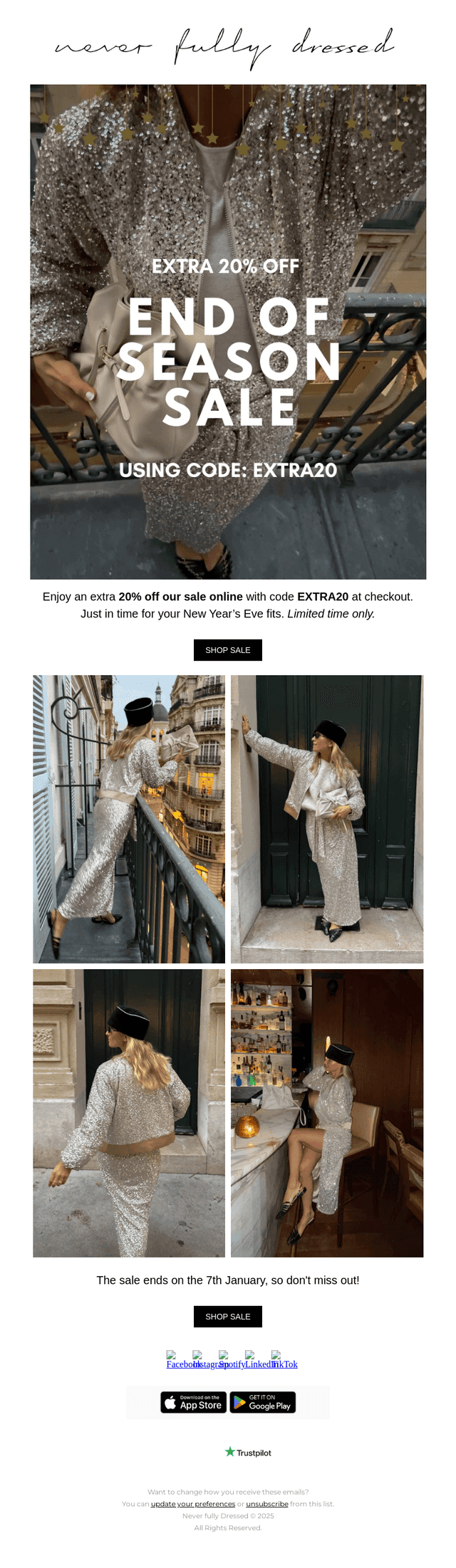 Extra 20% off SALE ✨🍸