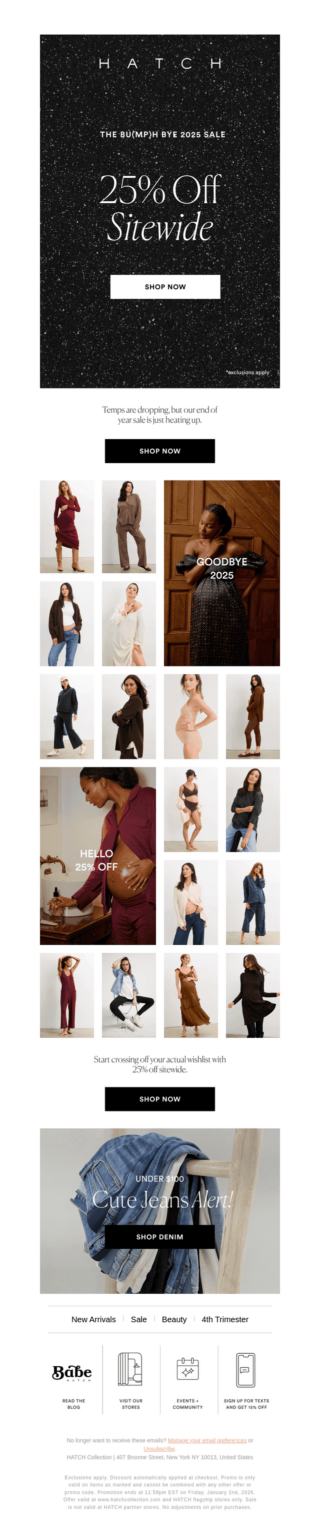 Send Off 2025 In Style & 25% Off