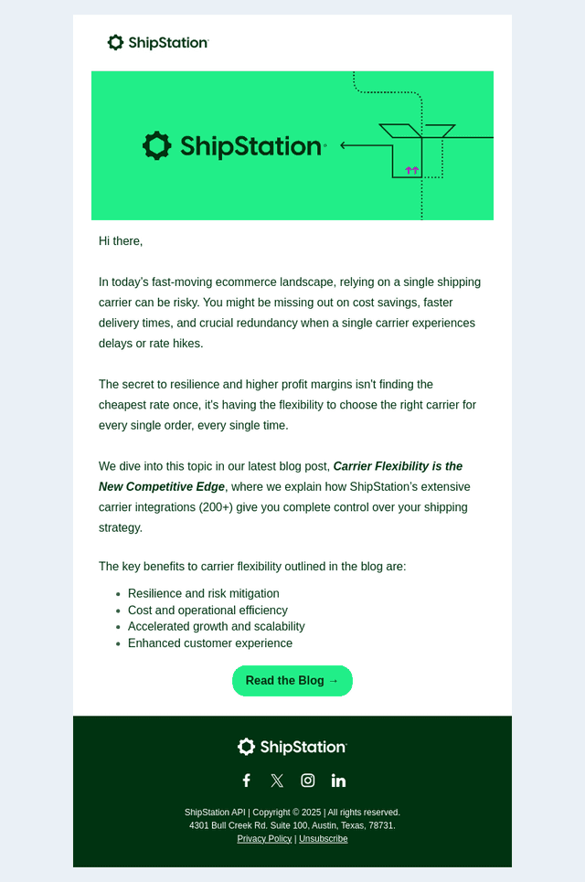 Gain Your Competitive Edge in Shipping