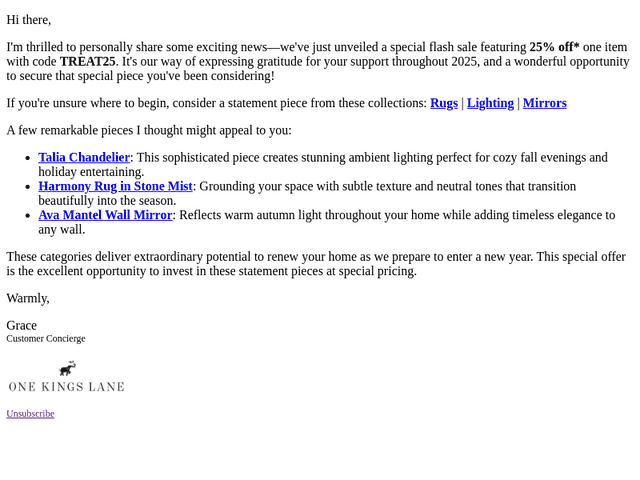Flash savings on statement pieces