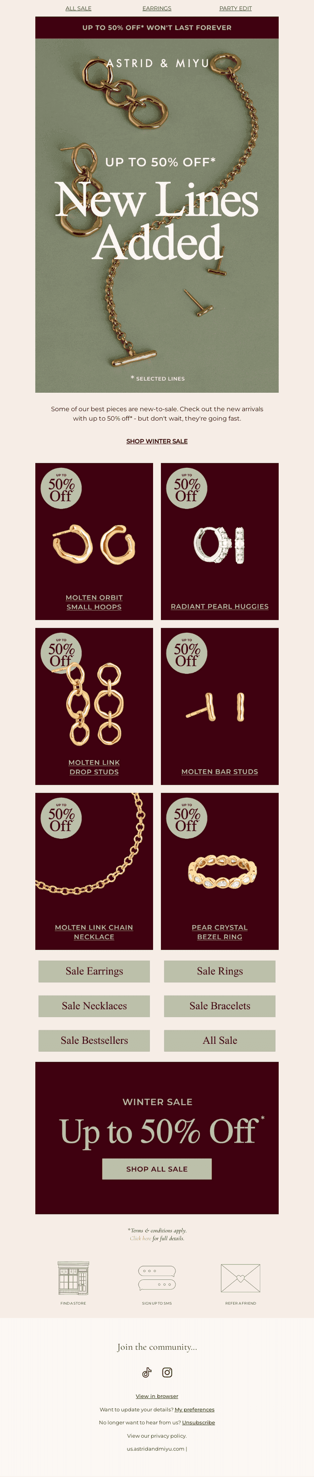 New lines selling FAST