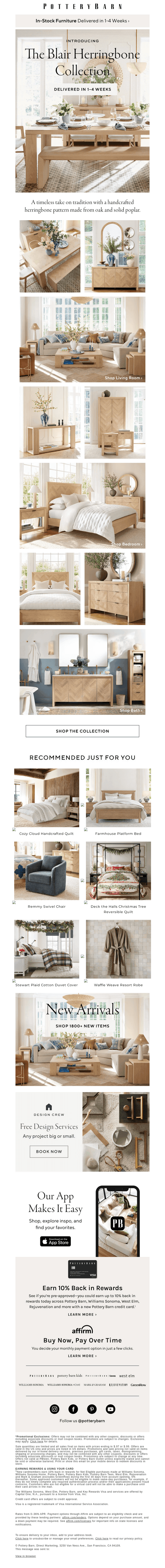 The NEW Blair Herringbone Collection