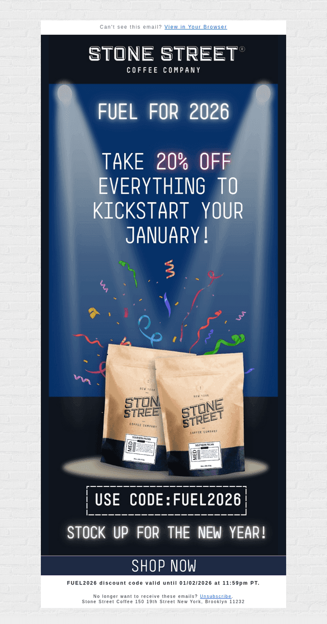 ⚡️20% Off: Two days left in the year.