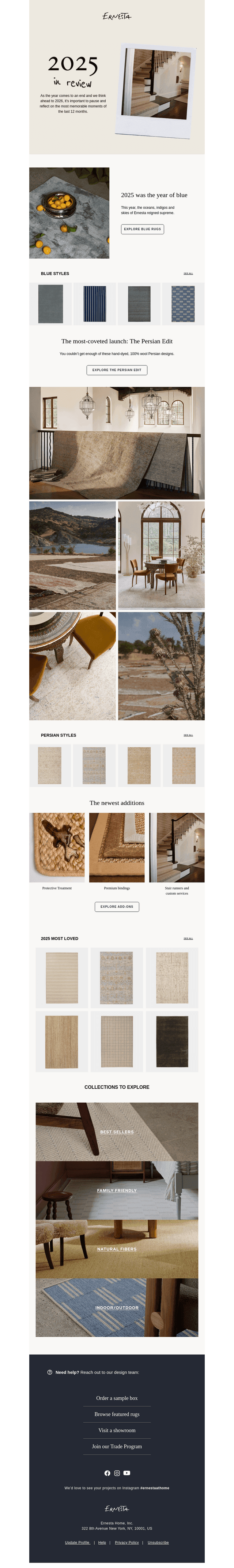 Ernesta’s year in review