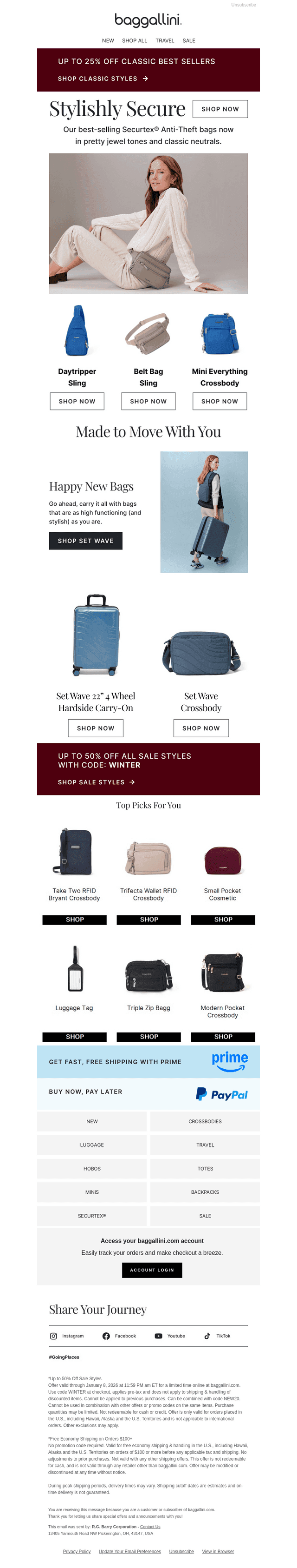 Carry-On in Confidence with Securtex®