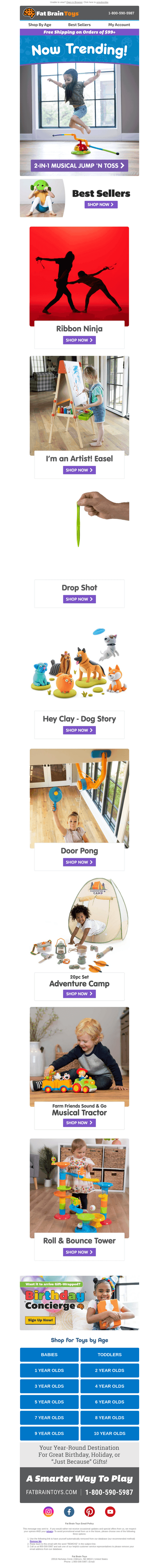 Fat Brain Toys email from Tue, Dec 30, 2025