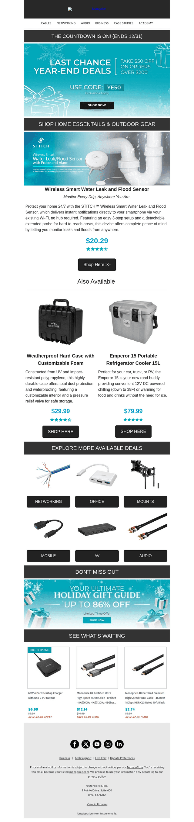 🔔ENDS TOMORROW: $50 OFF for $200+ Order