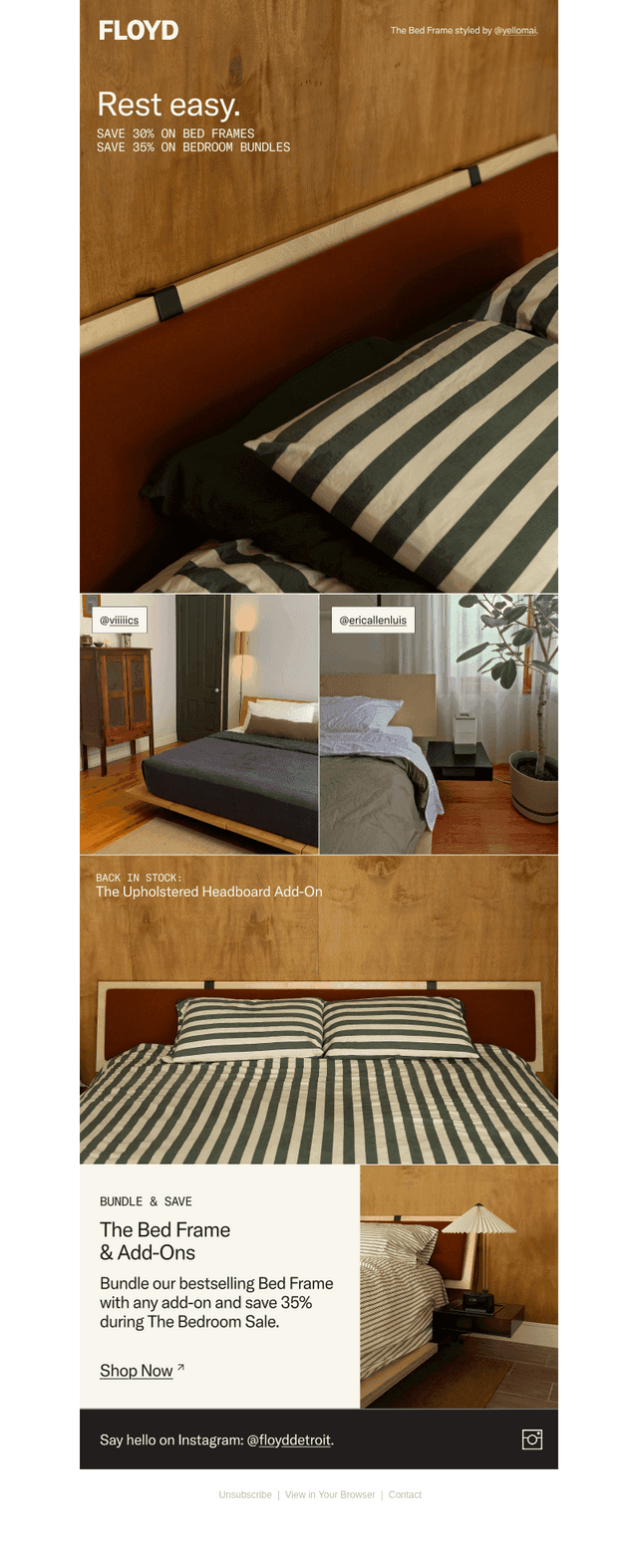 At home with The Floyd Bed