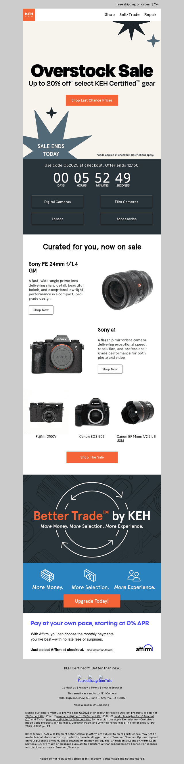 ❗Final hours❗Up to 20% off camera gear