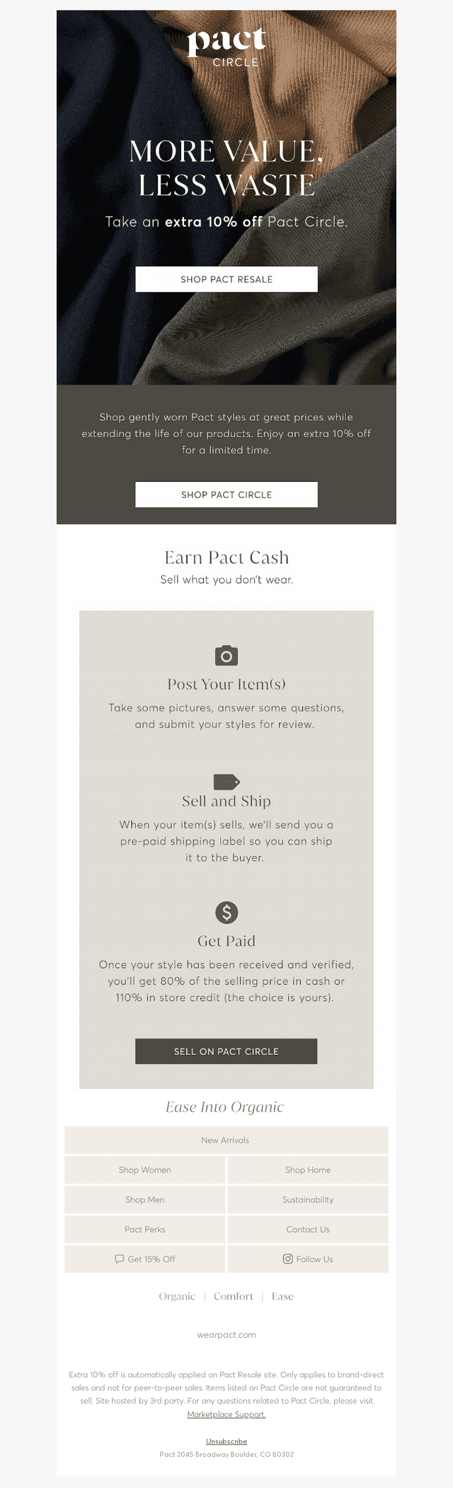 Shop Pact Circle and Save 10%