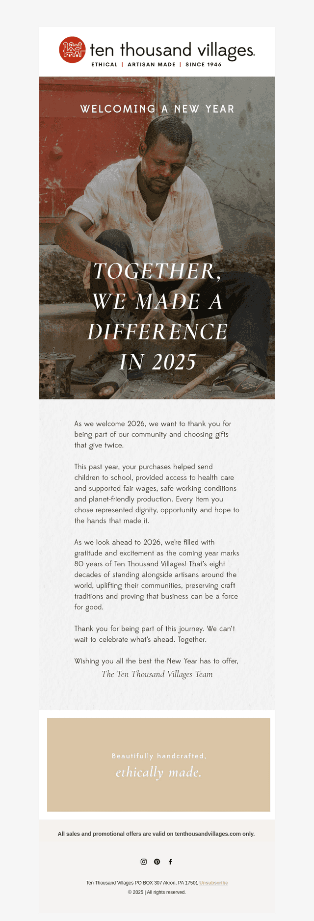 Together, We Made a Difference in 2025 ♥️