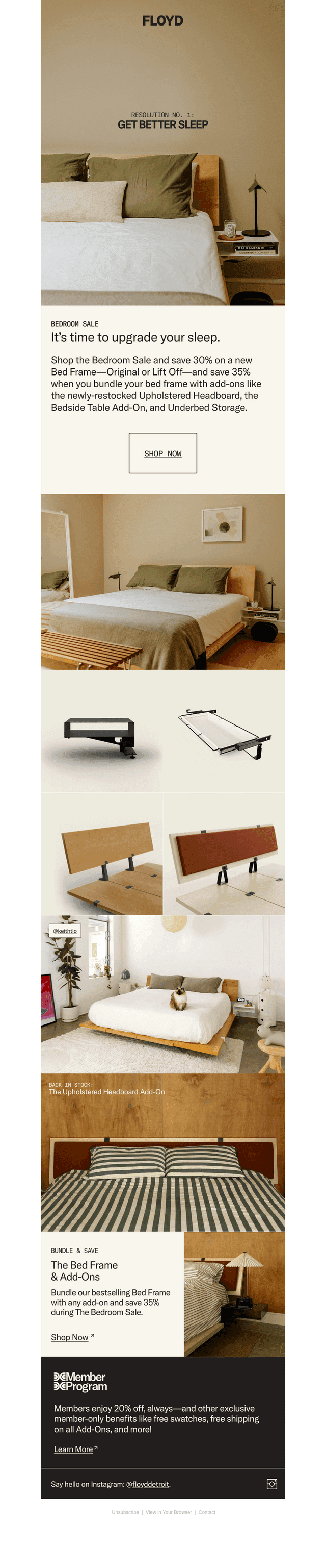 Upgrade your sleep