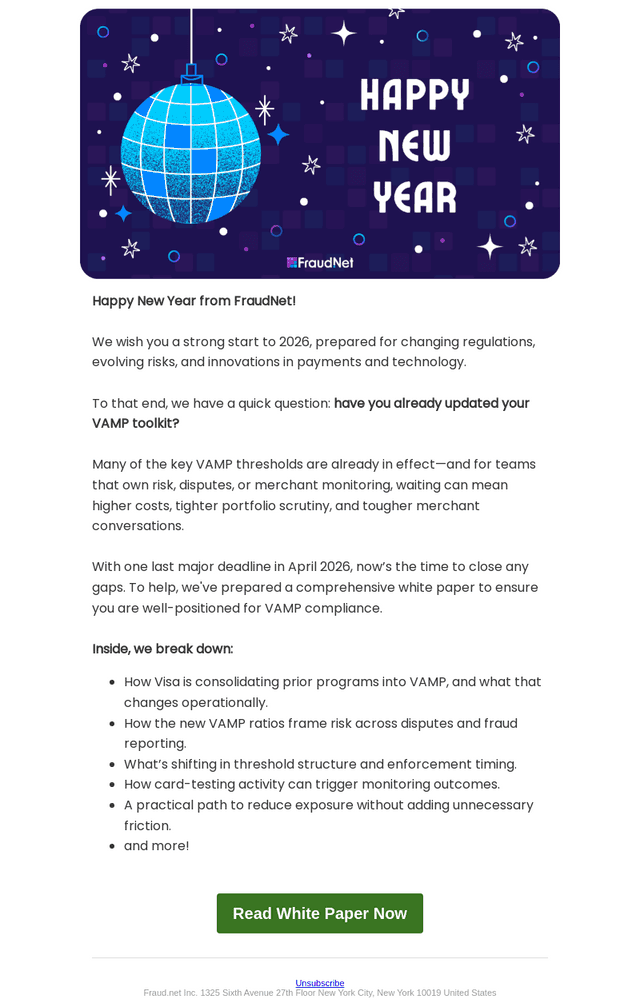 Fraud.net email from Thu, Jan 1, 2026