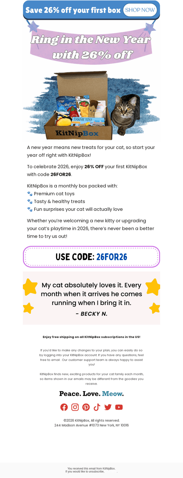 KitNipBox email from Thu, Jan 1, 2026