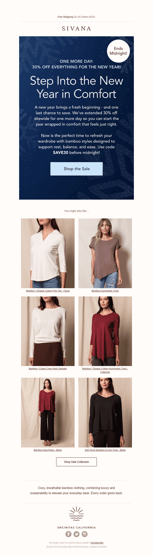New Beginnings Start Soft - 30% Off Ends at Midnight