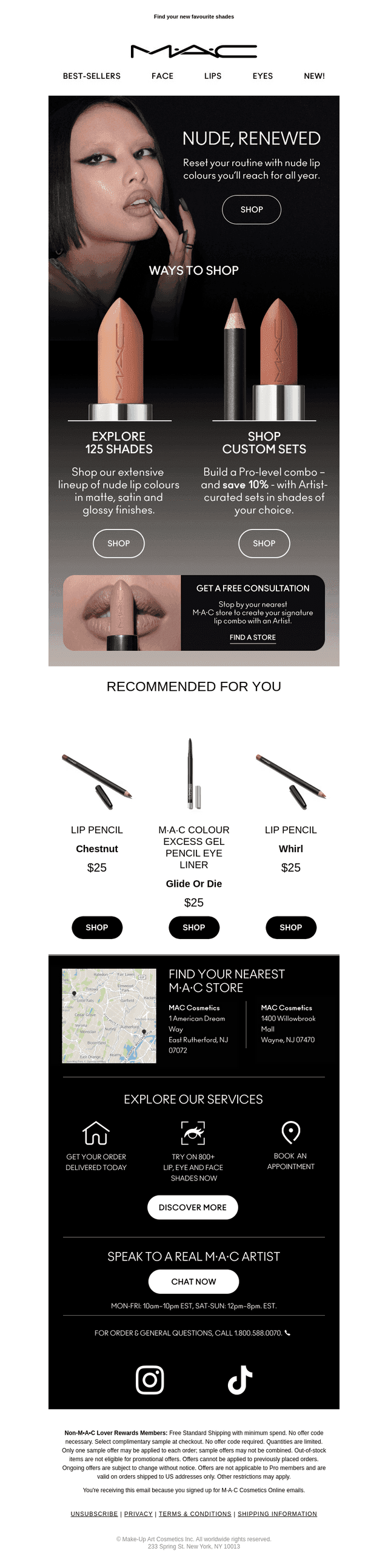 MAC Cosmetics email from Fri, Jan 2, 2026