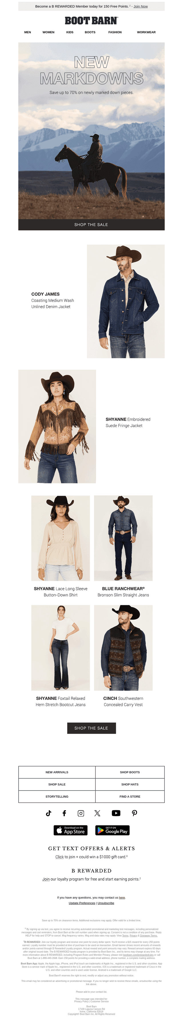 Save on New Markdowns