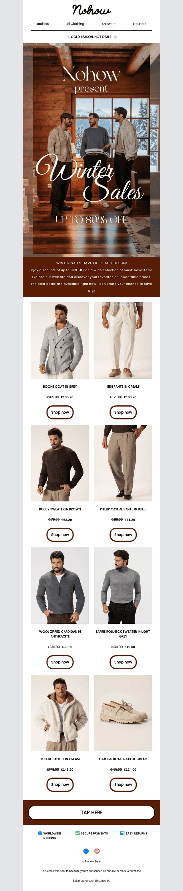 ❄️ Winter Sales are here! ❄️