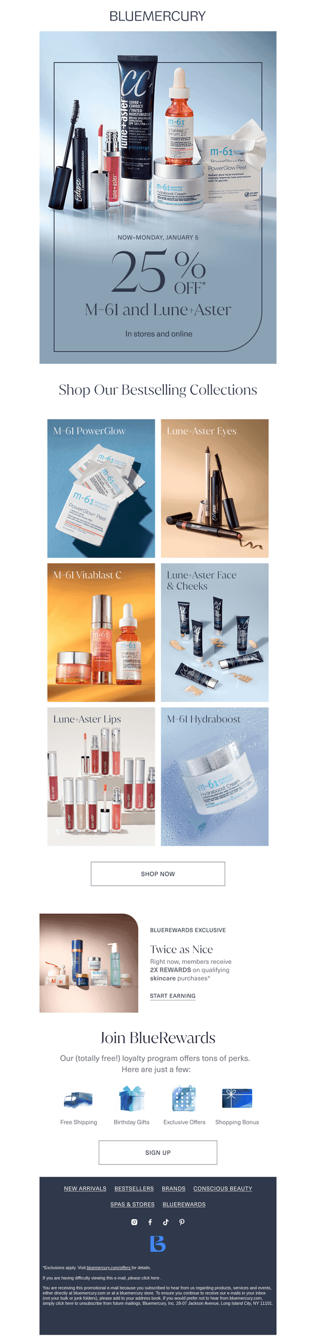 Get 25% off M-61 and Lune+Aster!