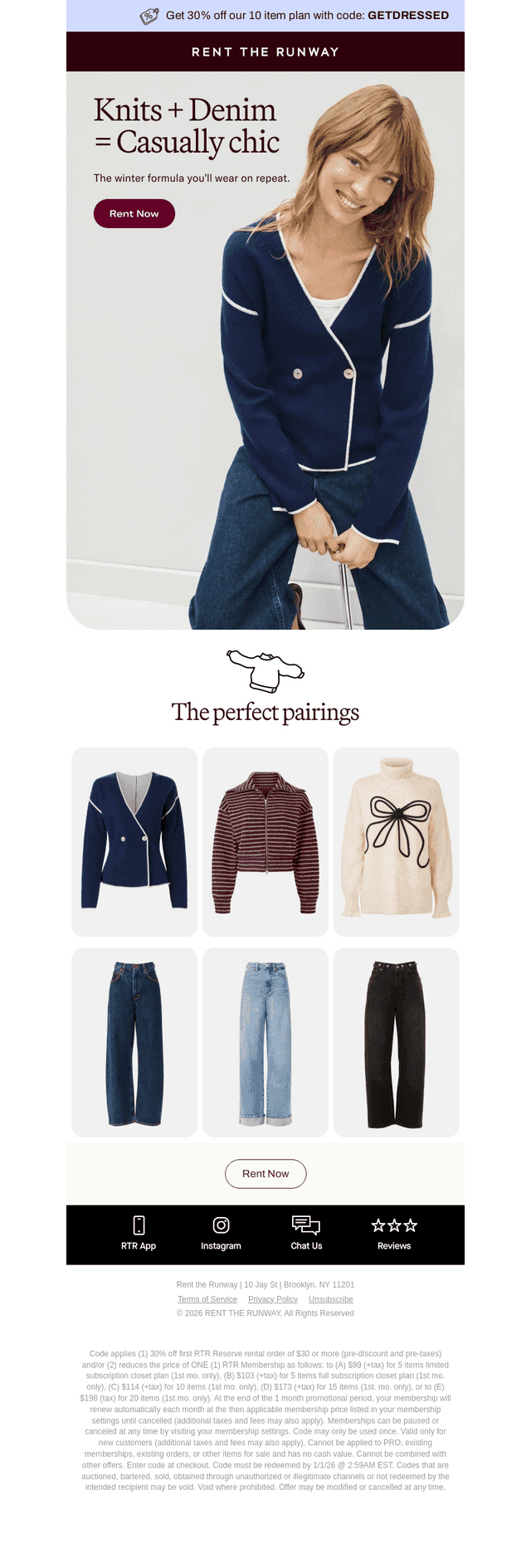 Knits meet denim