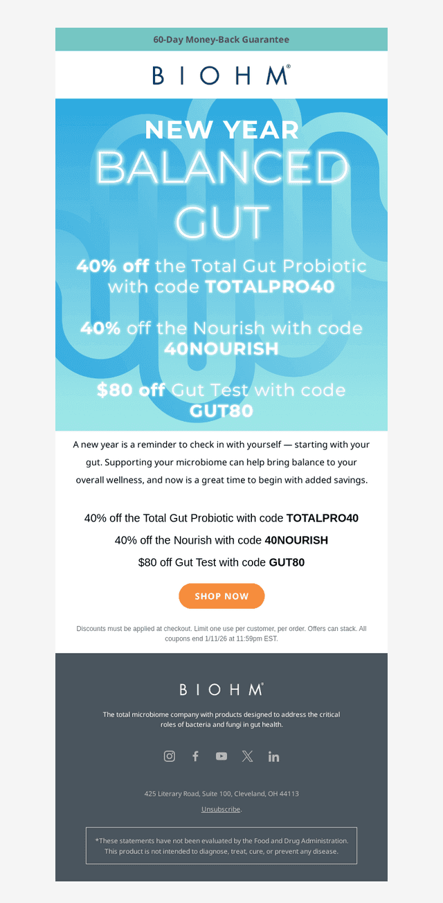 Your gut needs you!