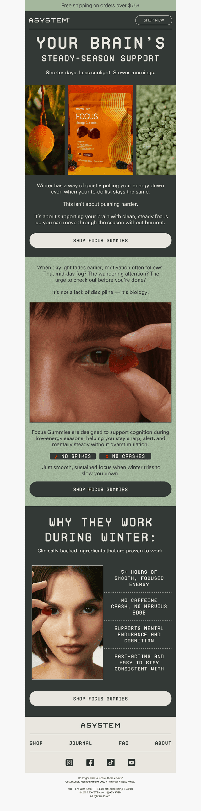 Clean focus for low-energy seasons 🚀