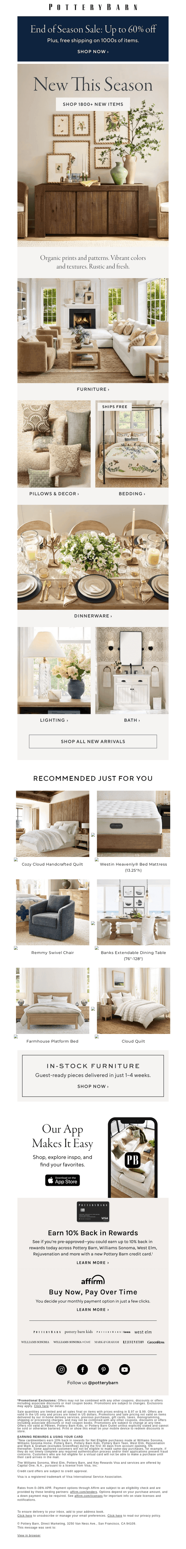 New arrivals: Rustic charm for every room